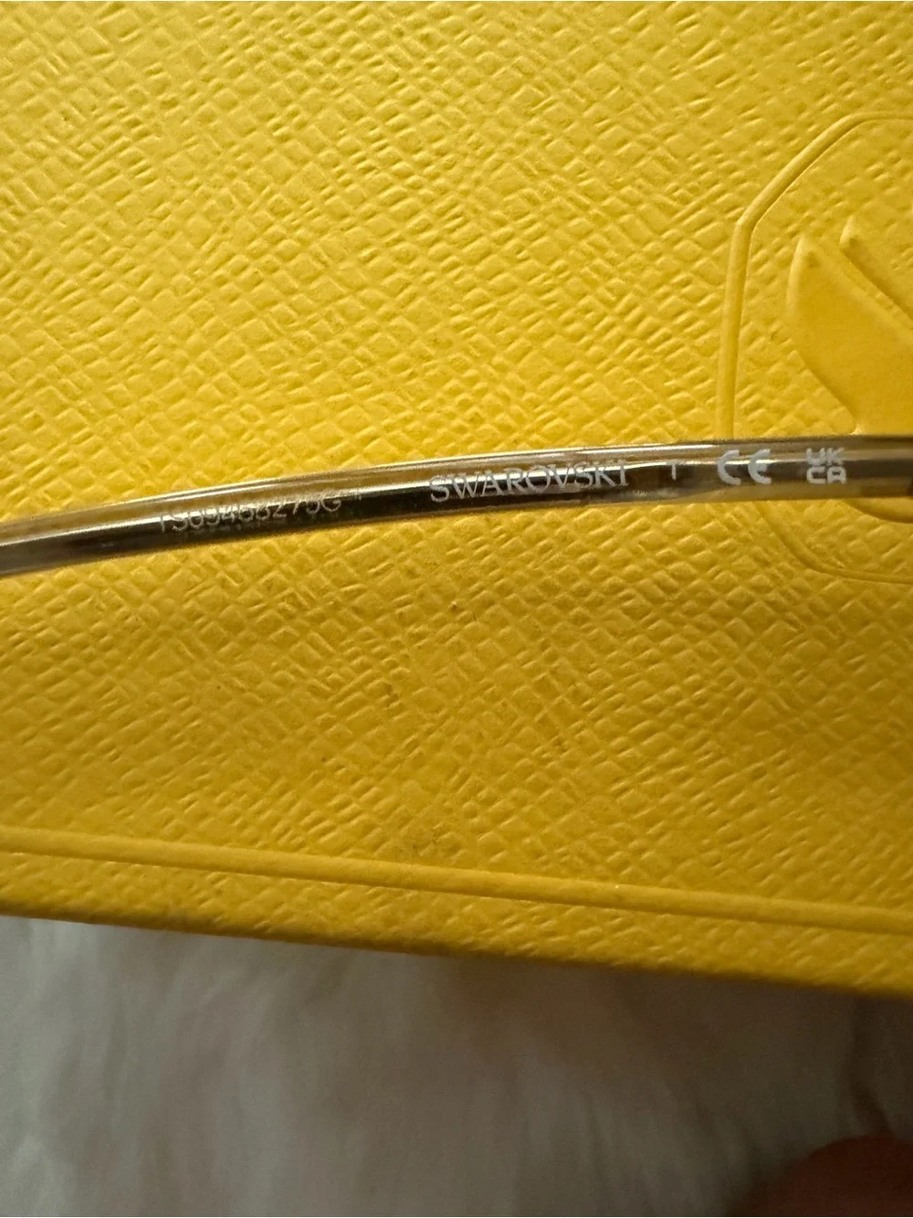 New! Swarovski Clear Crystal-Trim Cat Eye Eyeglasses